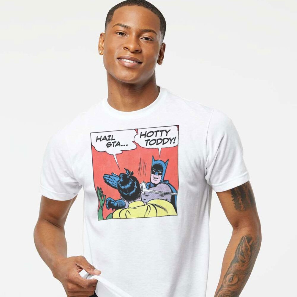 Batman Rebel Slapping Robin MSU Bulldog Ole Miss Egg bowl victory over MSU